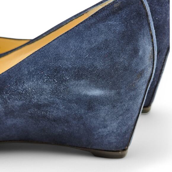 Christian Louboutin Pipina Wedges 55 - Suede - Night Blue 36 5.5US $795 - Picture 6 of 9